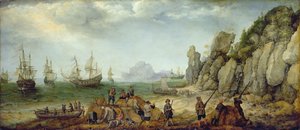 Kıyıda yaban keçisi avı, 1620 (ayrıca bkz. 152264)